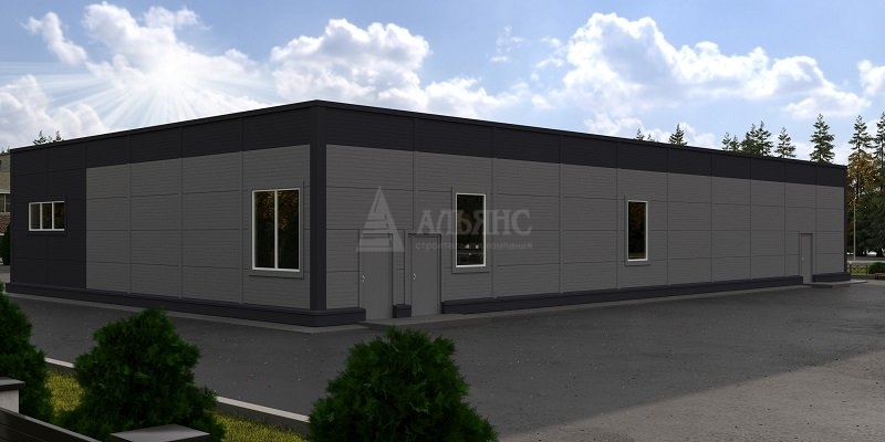 3D визуализация Магазин кулинарии из сэндвич-панелей - фото 4